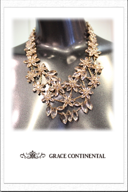 GRACE CONTINENTAL（グレースコンチネンタル）/フラワービジューﾈｯｸﾚｽ